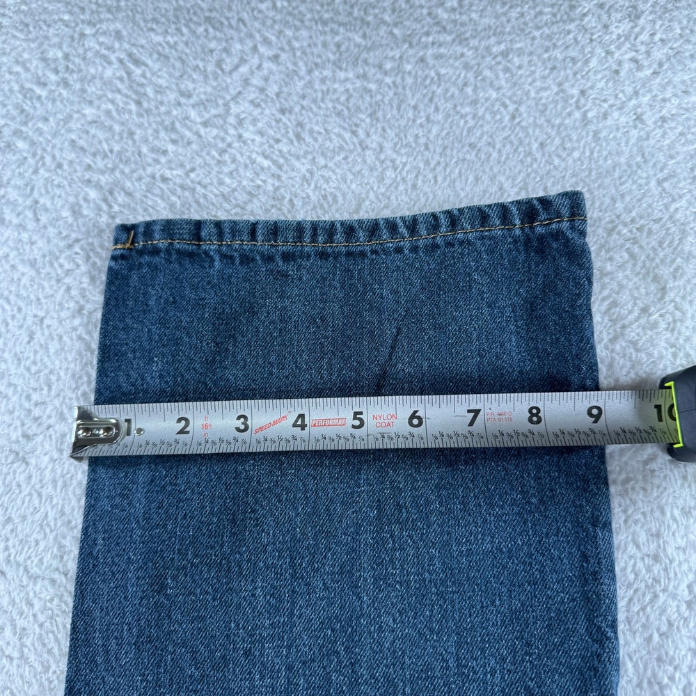 Levis 527 Jeans Mens 33x32 Blue Modern Bootcut Denim Medium Wash Pants Used - Picture 8 of 10